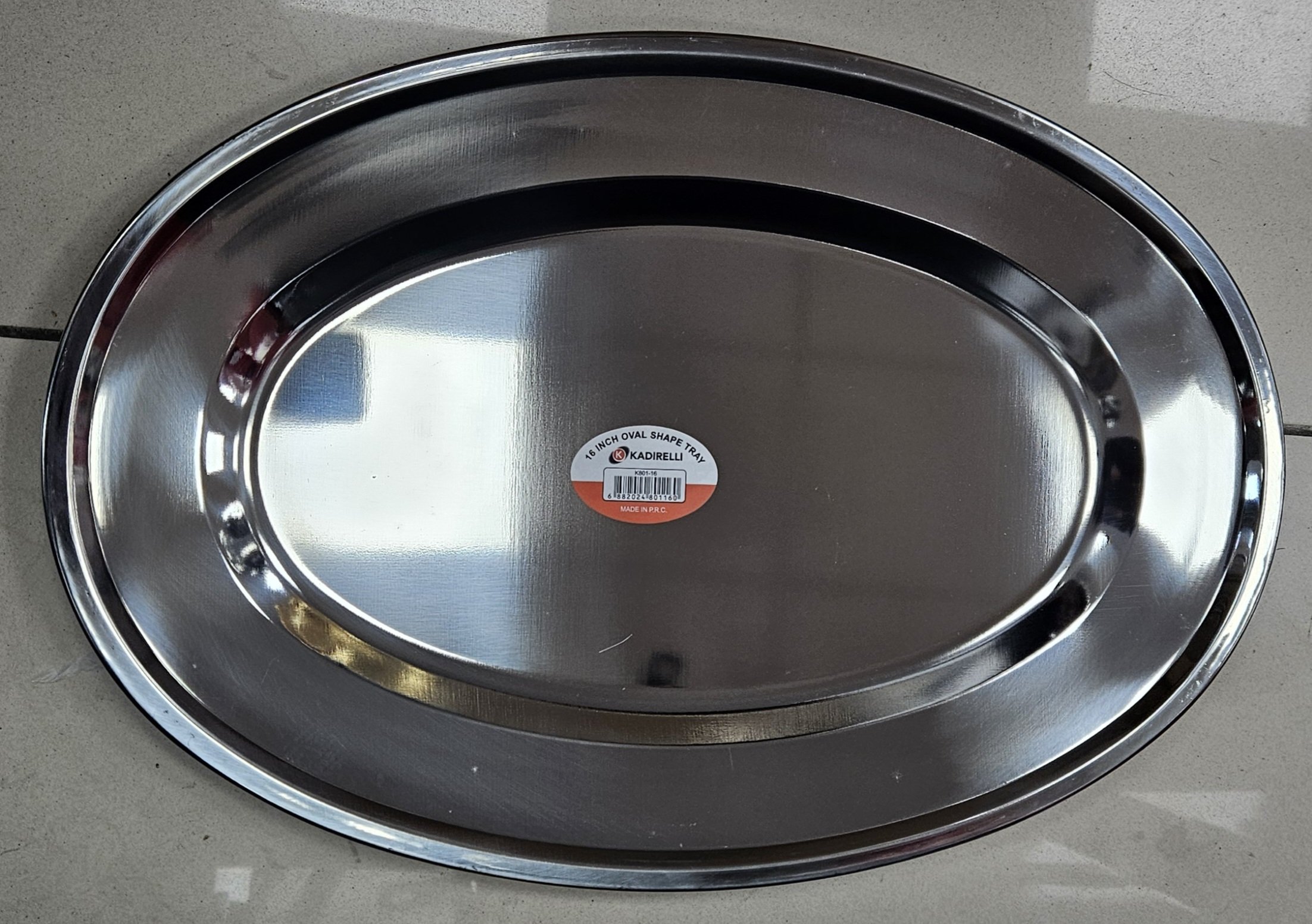 Plateau INOX 16" - Vaisselle et art de la table