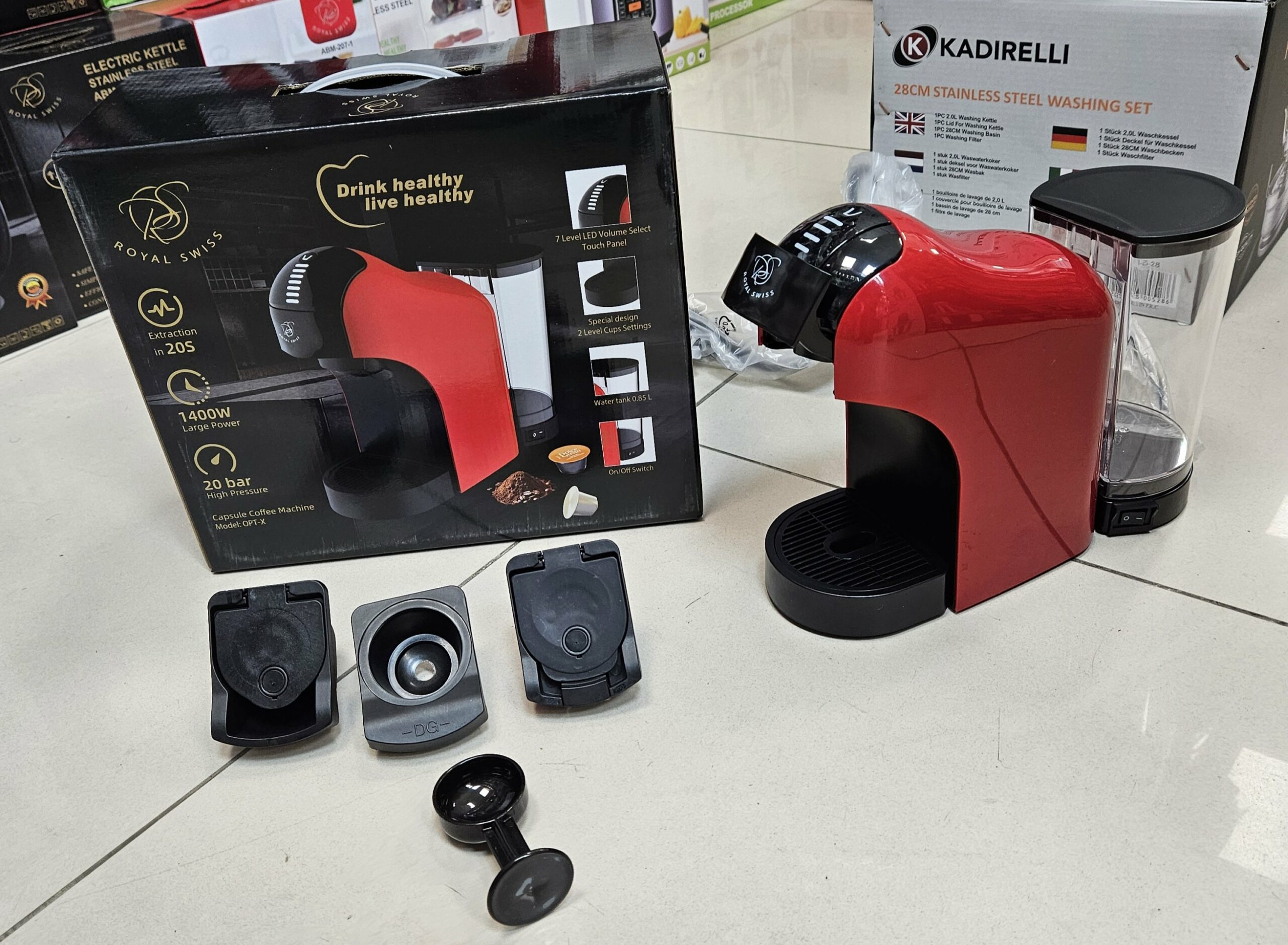 Cafetière Multifonction - Poudre+dolce Gusto+nespresso