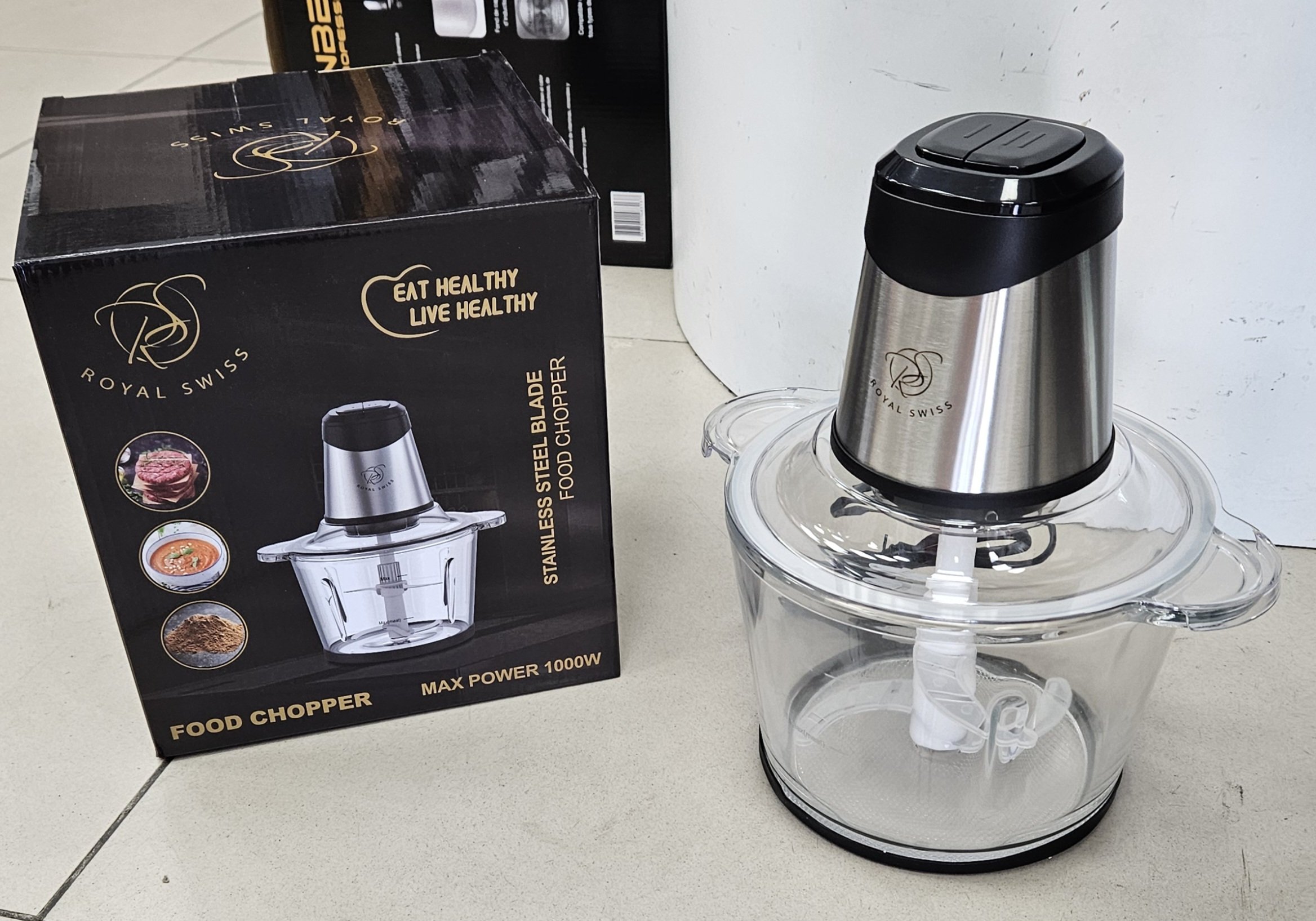 Hachoir Électrique 3 L en Verre Rs