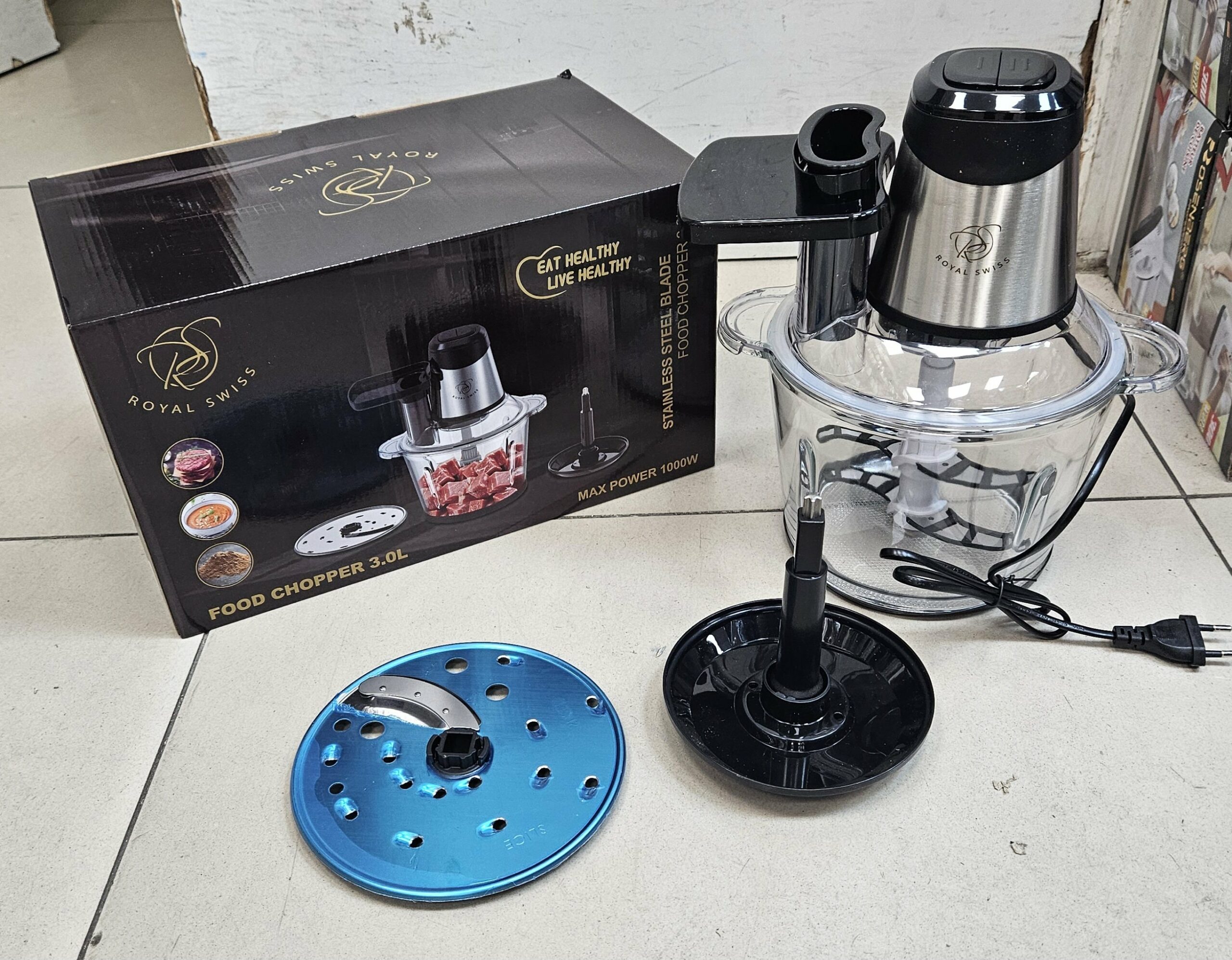 Hachoir Électrique 3en1-3 L Verre