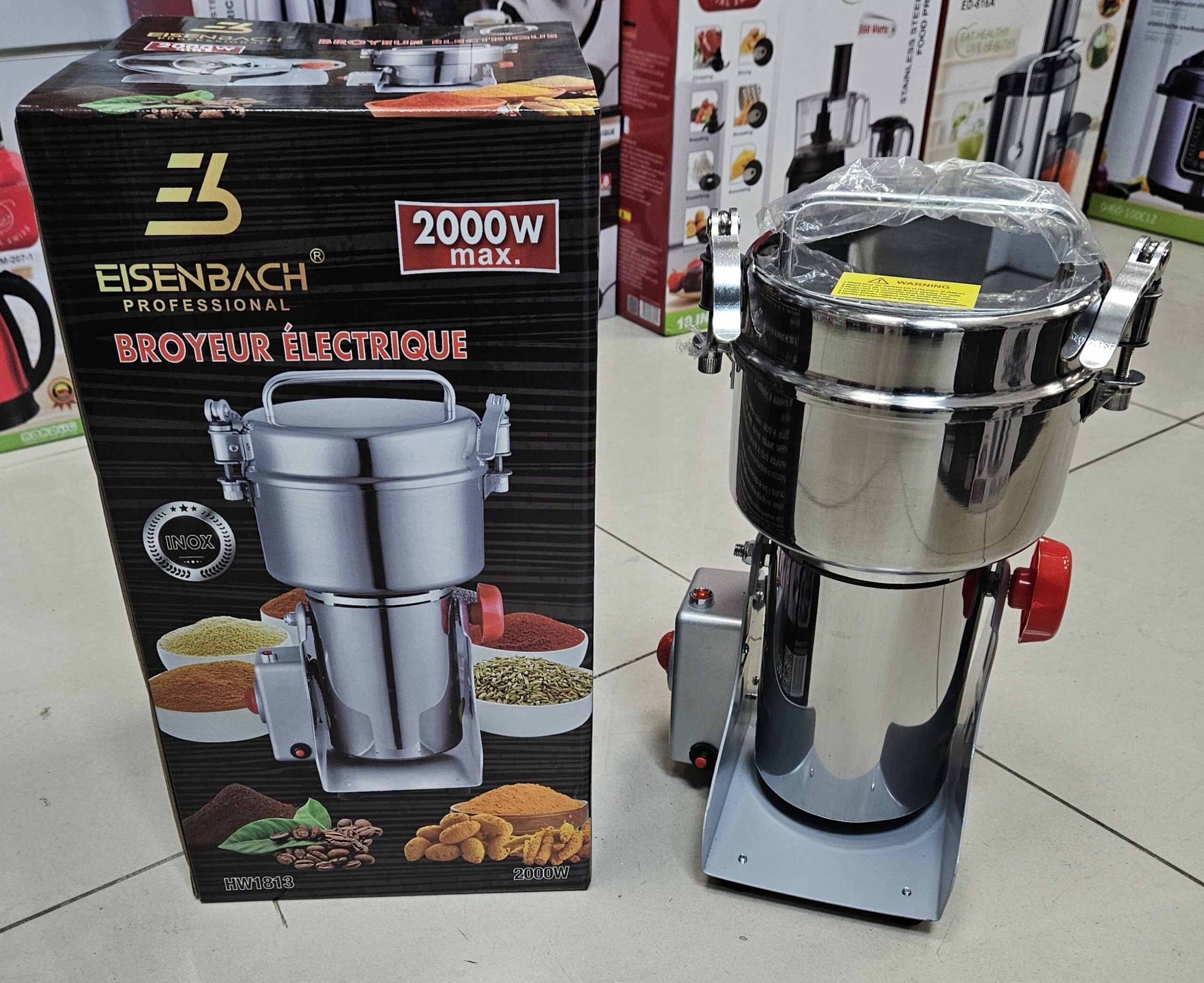 Broyeur D'épices - 2000 W/500g Eb