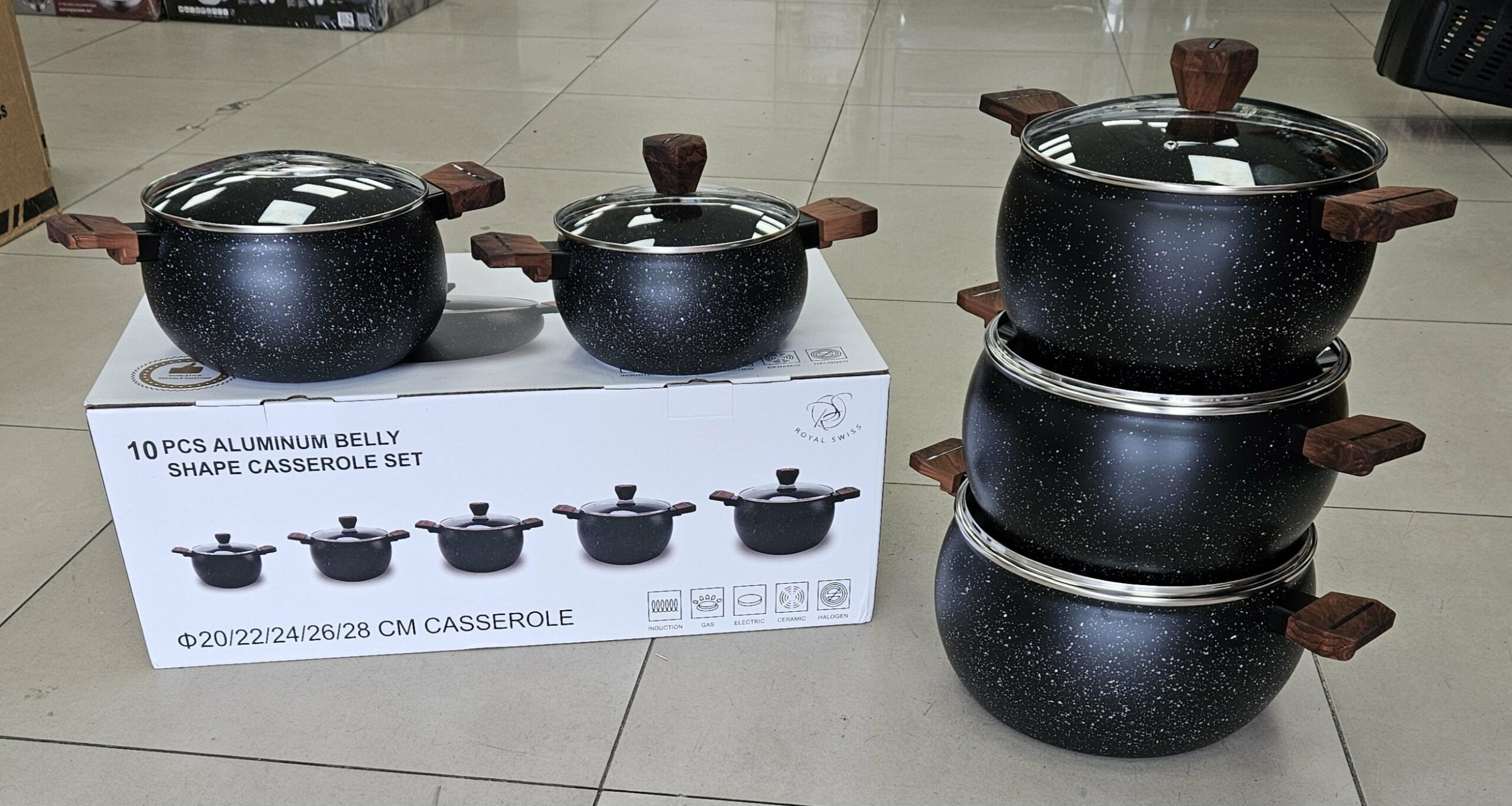 Batterie de Cuisine 10 Pièces Belly