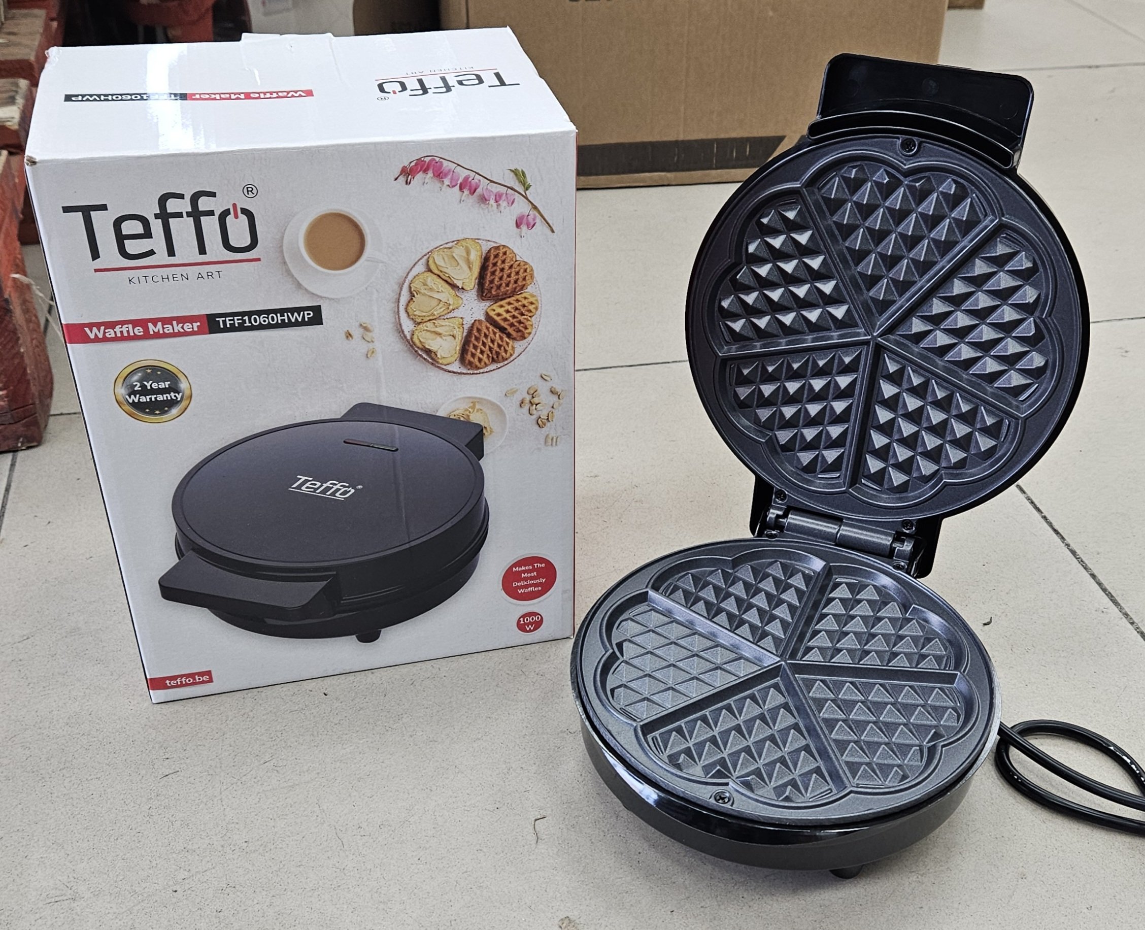 Gaufrier en Forme de Coeur Teffo