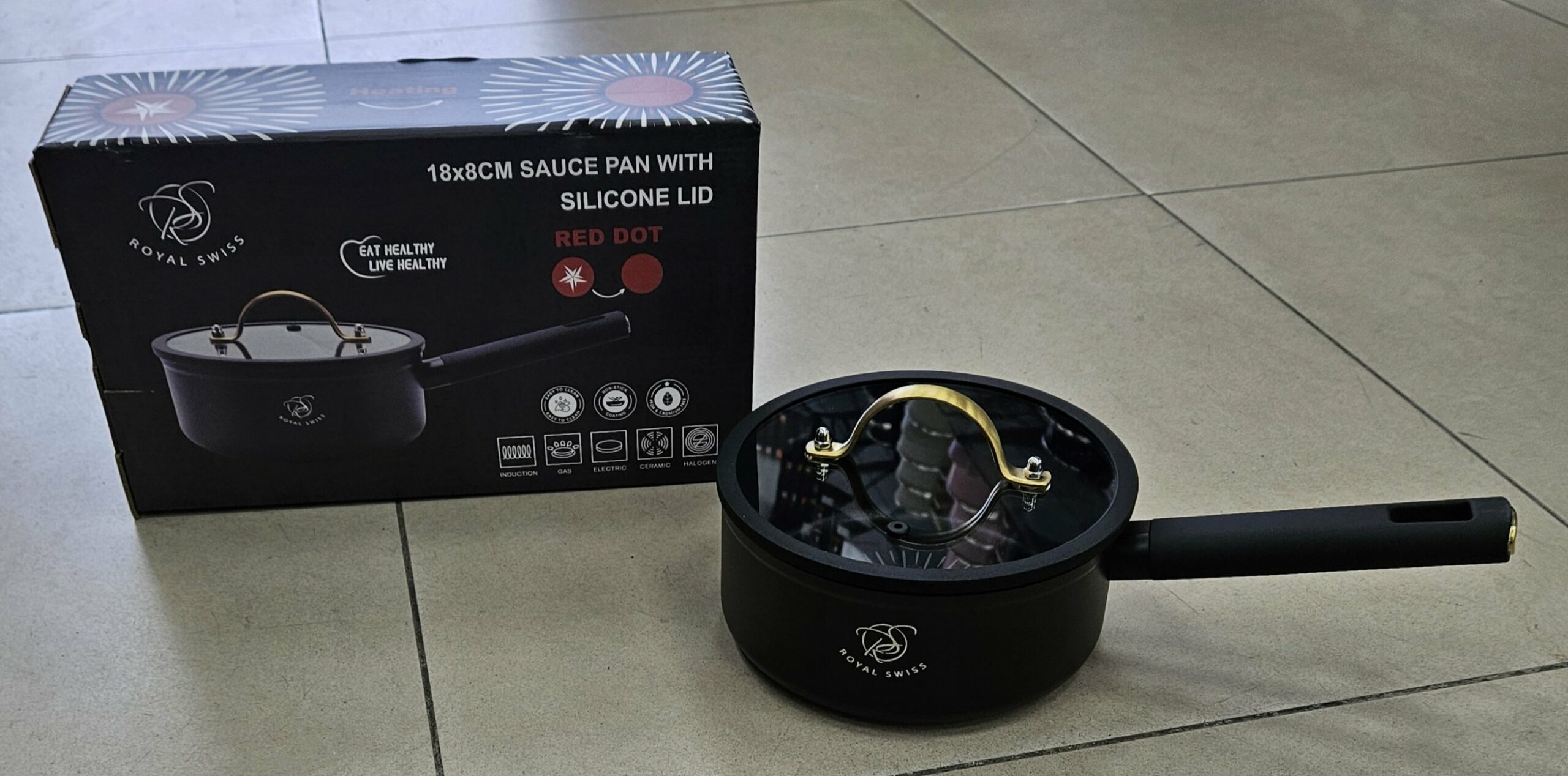 Casserolle 18 CM Black Serie