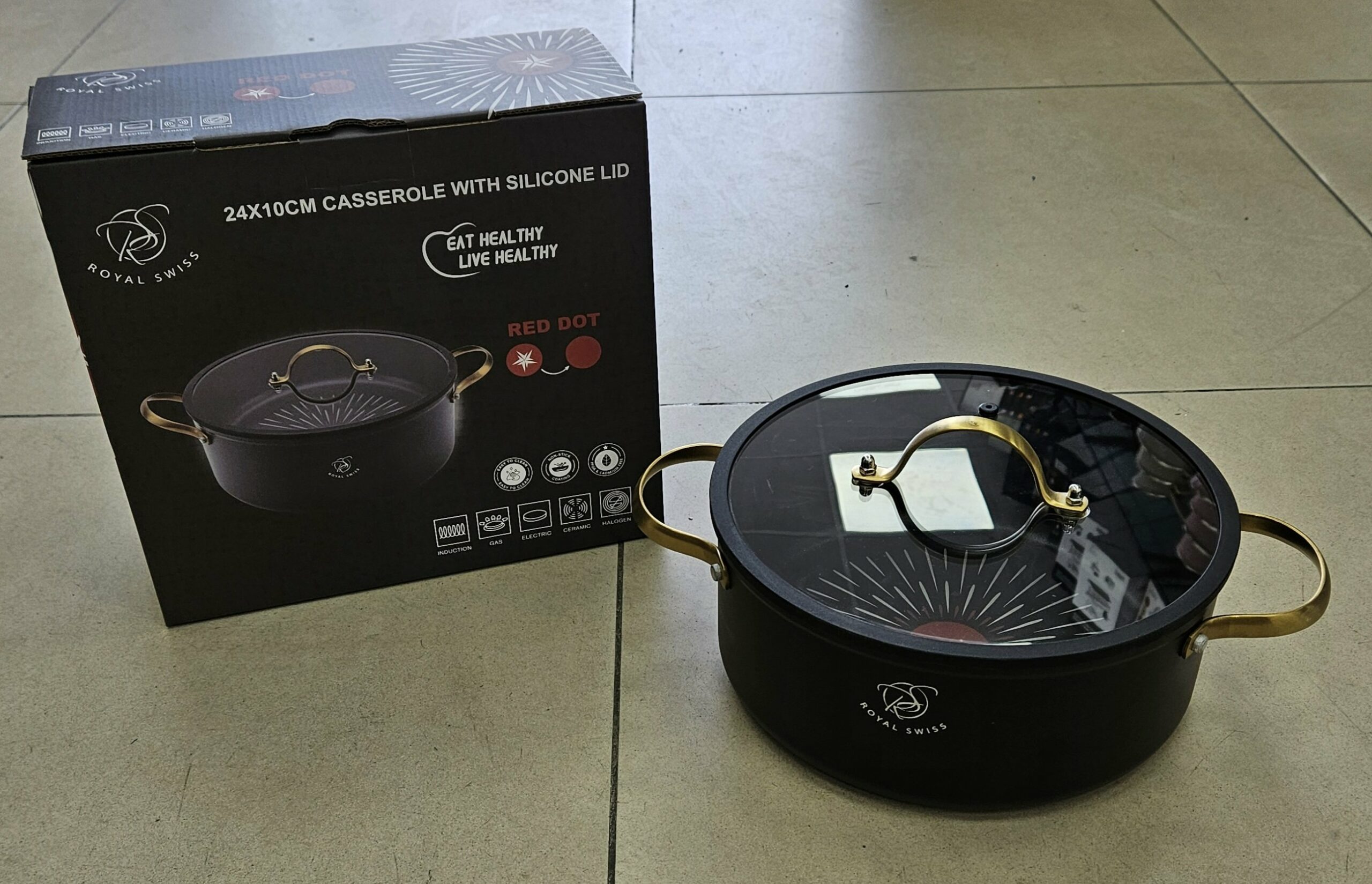 Faitout 24 CM Black Serie