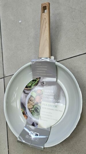 Poele 24cm ceramique vert