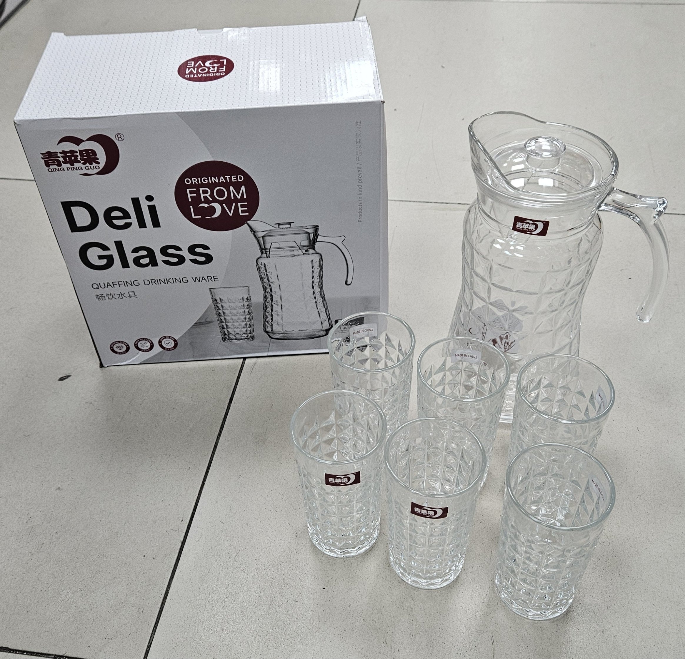 Carafe + 6 Verre - Classique