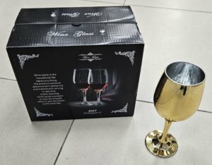 Verre à vin x6 Gold