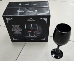 Verre à vin x6 Black