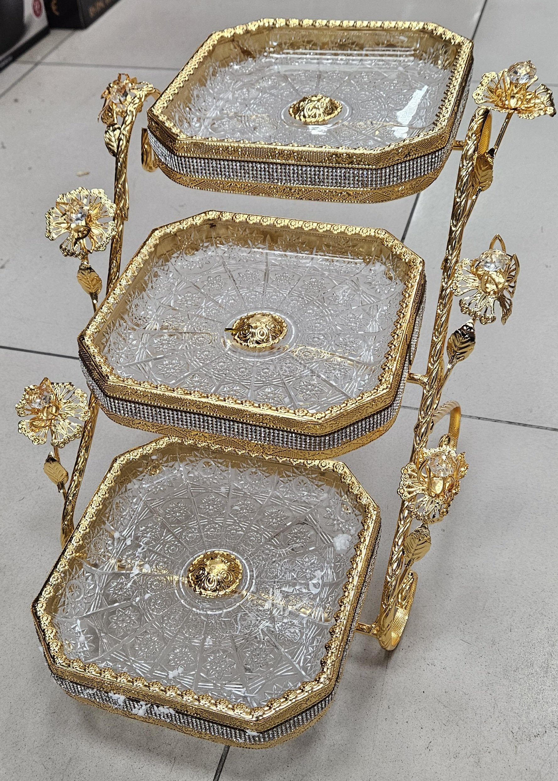 Presentoir 3 Etages escalier