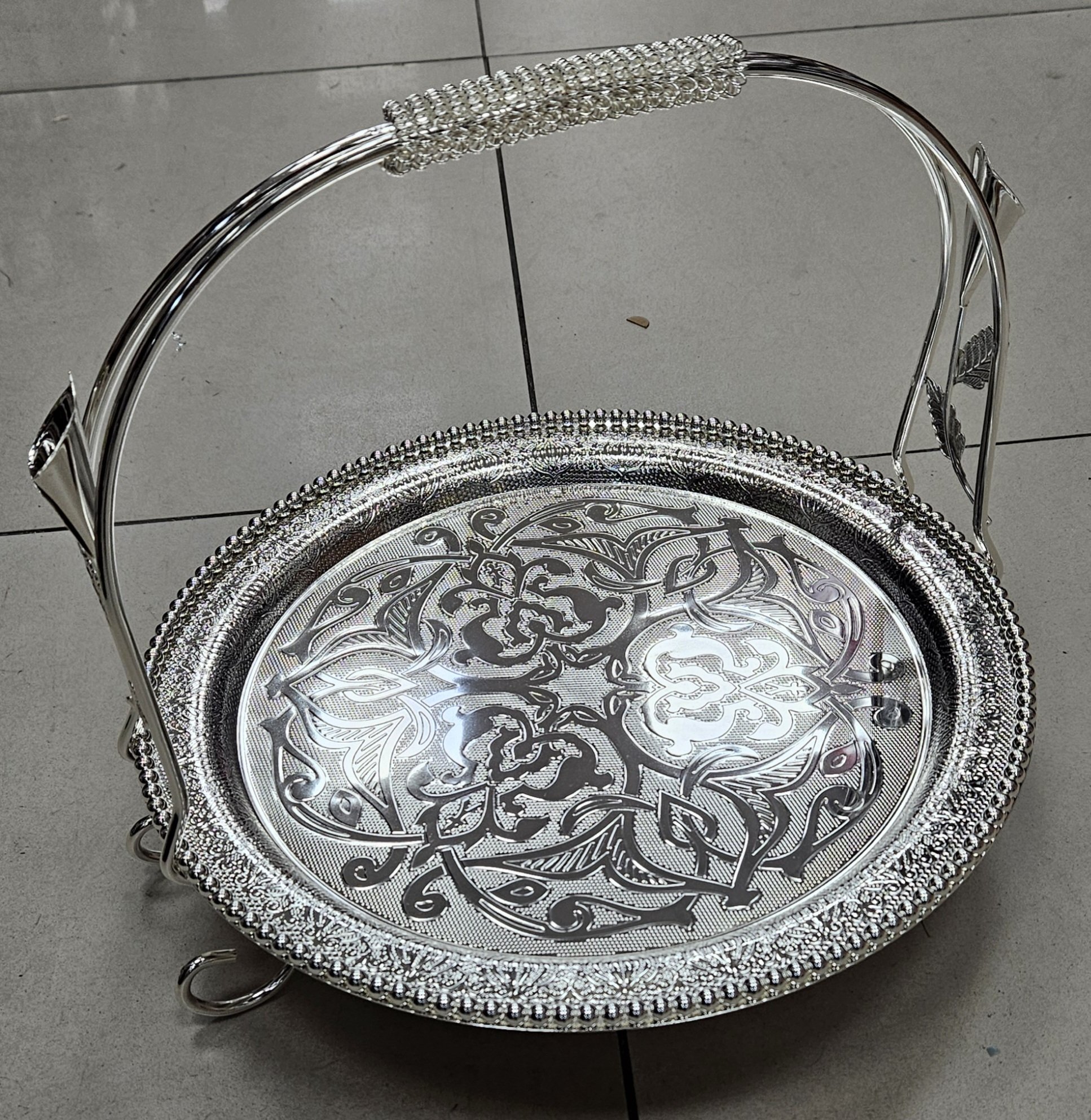 Plateau avec hanse Silver 36cm