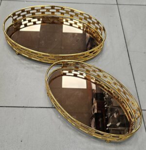 Plateau oval 2pcs