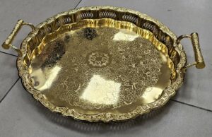 Plateau 45cm Gold