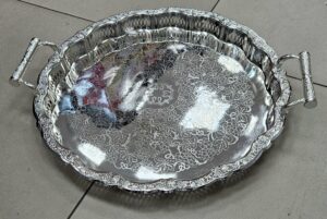 Plateau 45cm Silver