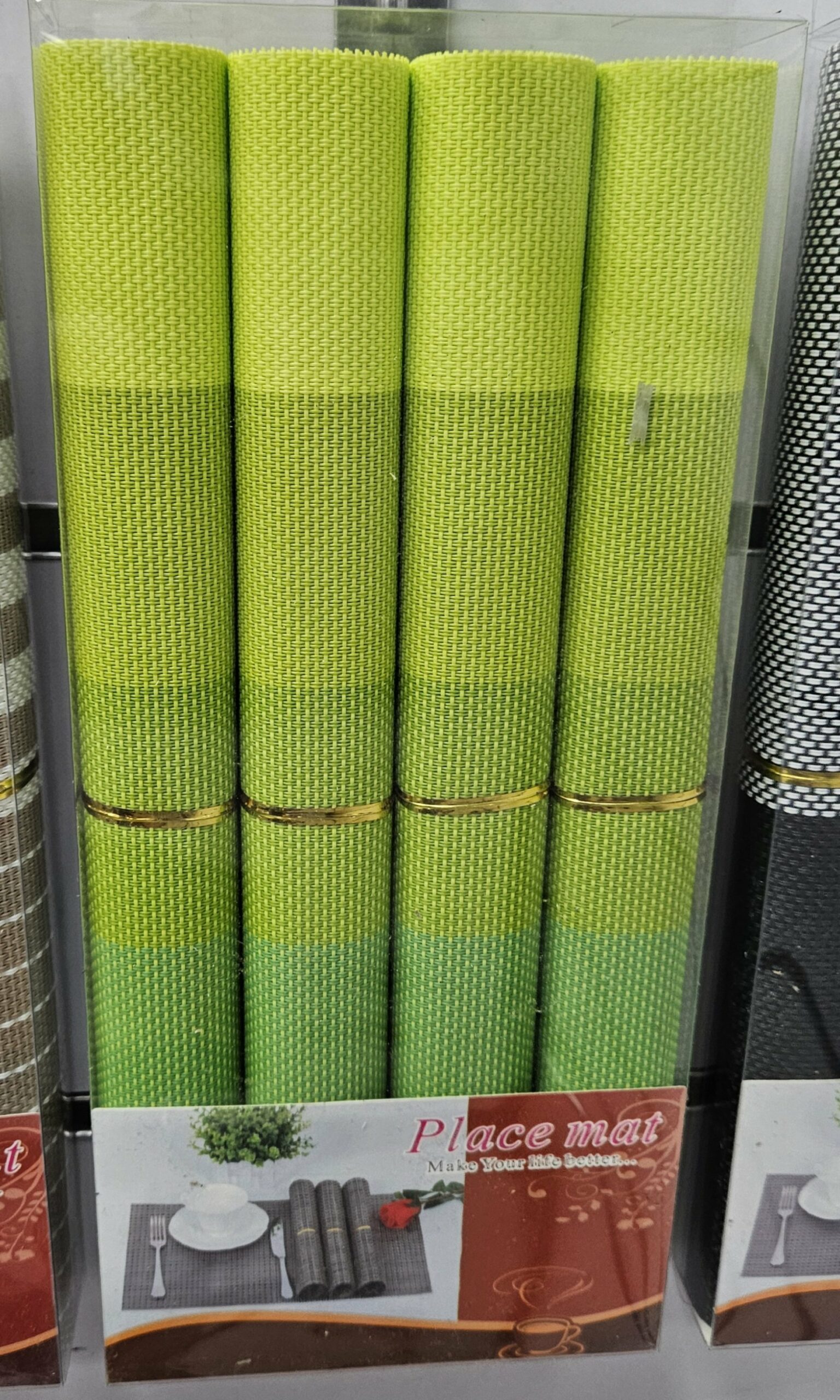 Set de table 4pcs vert