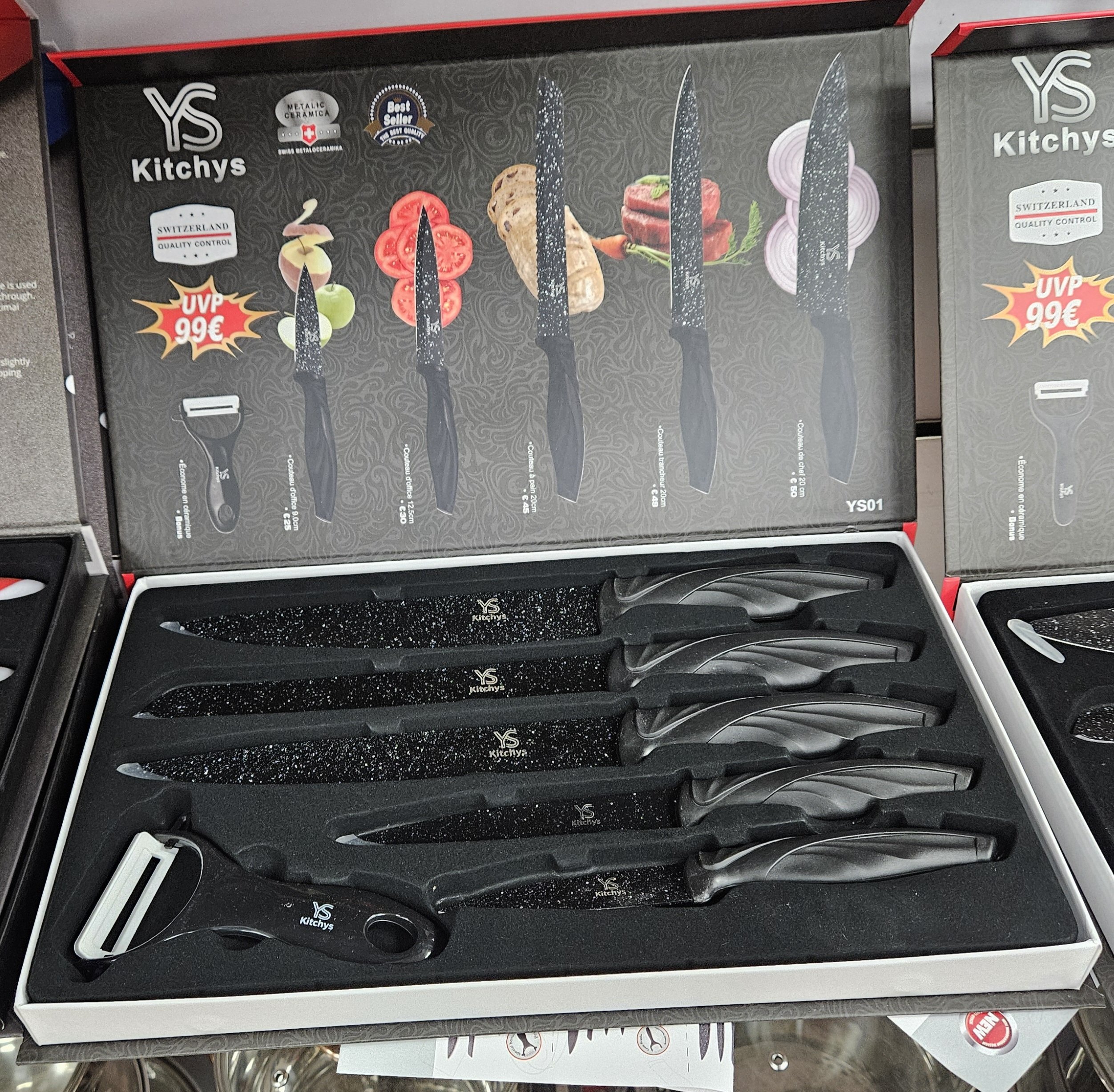 Boite de couteaux plastique - YS01
