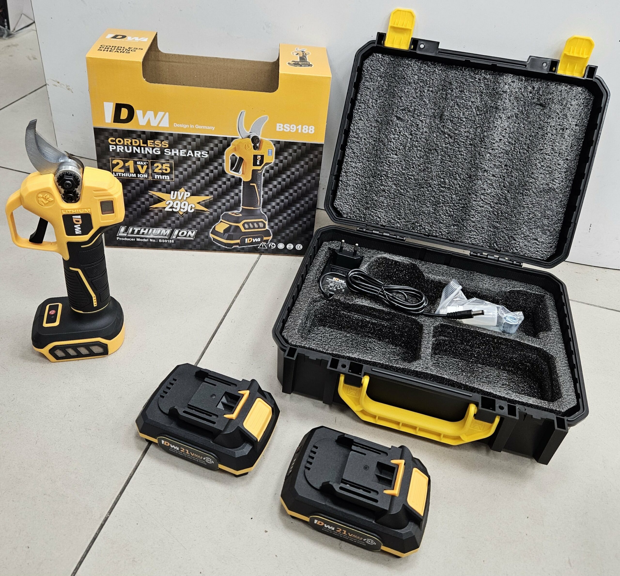 Sécateur à batterie - 21V/2Ah