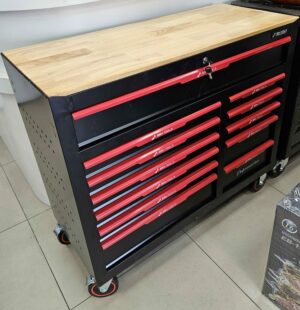 Servante d'atelier avec établie en bois - 359pcs