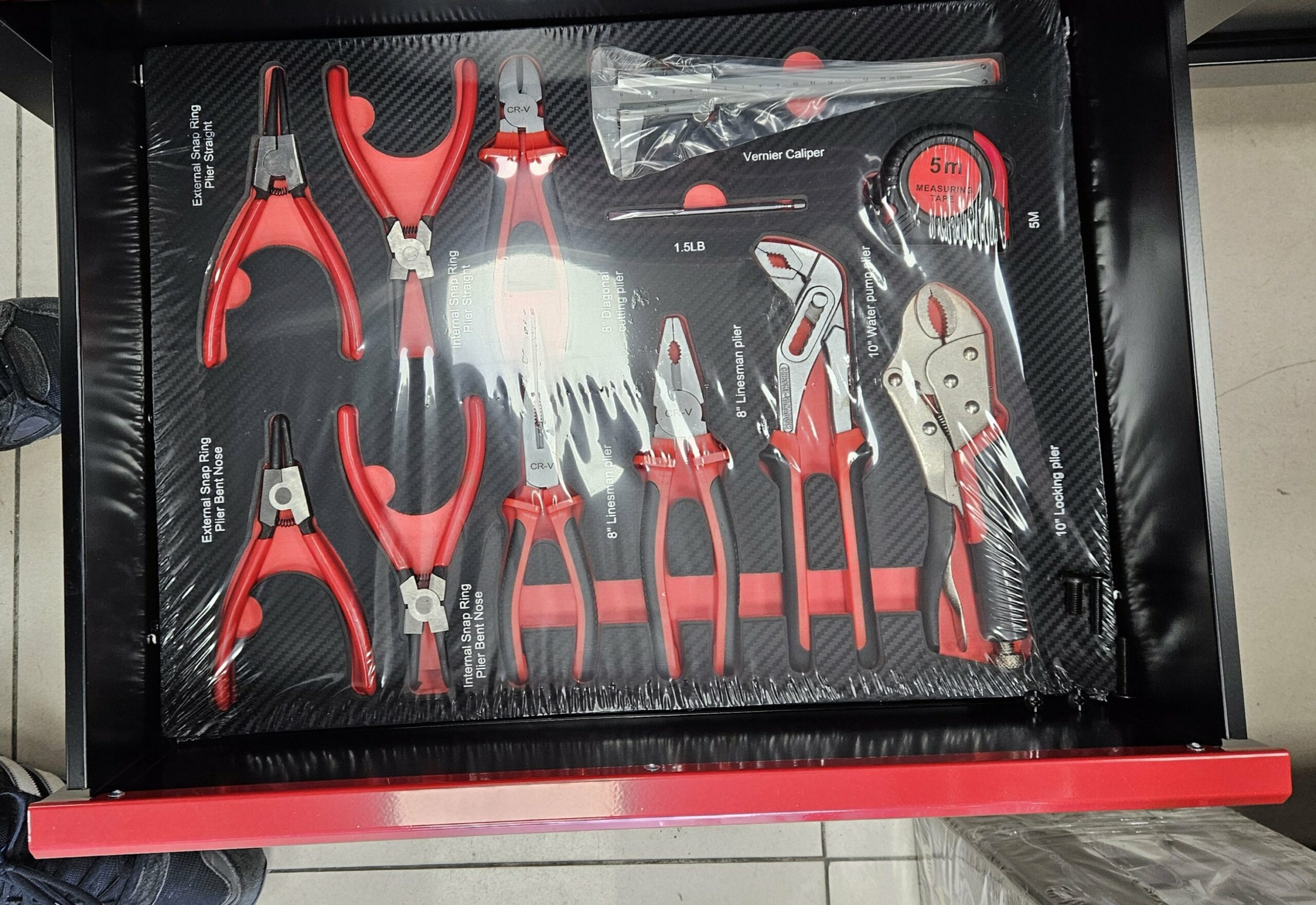 Servante d'atelier avec établie en bois - 359pcs