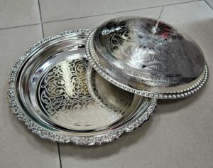 Plateau avec couvercle Silver - YS-W04