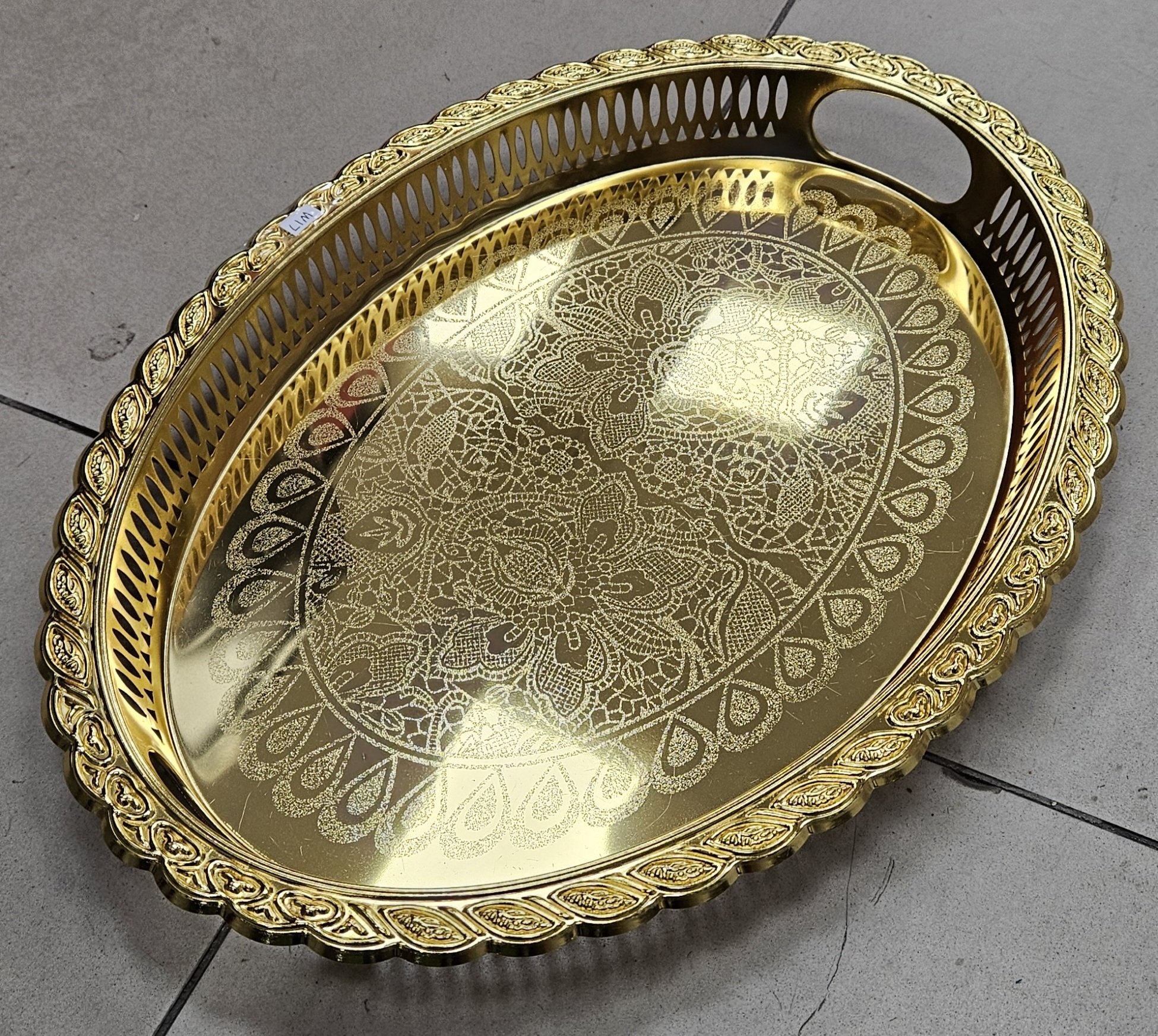 Plateau oval 46.5cm*33.5cm Gold - YS-W17