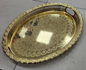 Plateau oval 55.5cm*41cm Gold - YS-W19