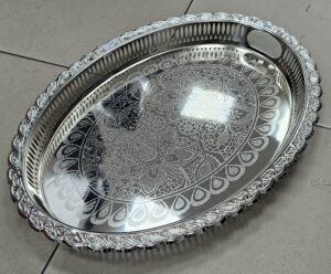 Plateau oval 55.5cm*41cm Silver - YS-W20