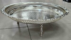 Plateau avec pied 45cm Silver - YS-W06
