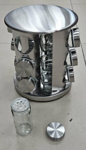 Caroussel à épices 12pcs - Silver - YS-D06