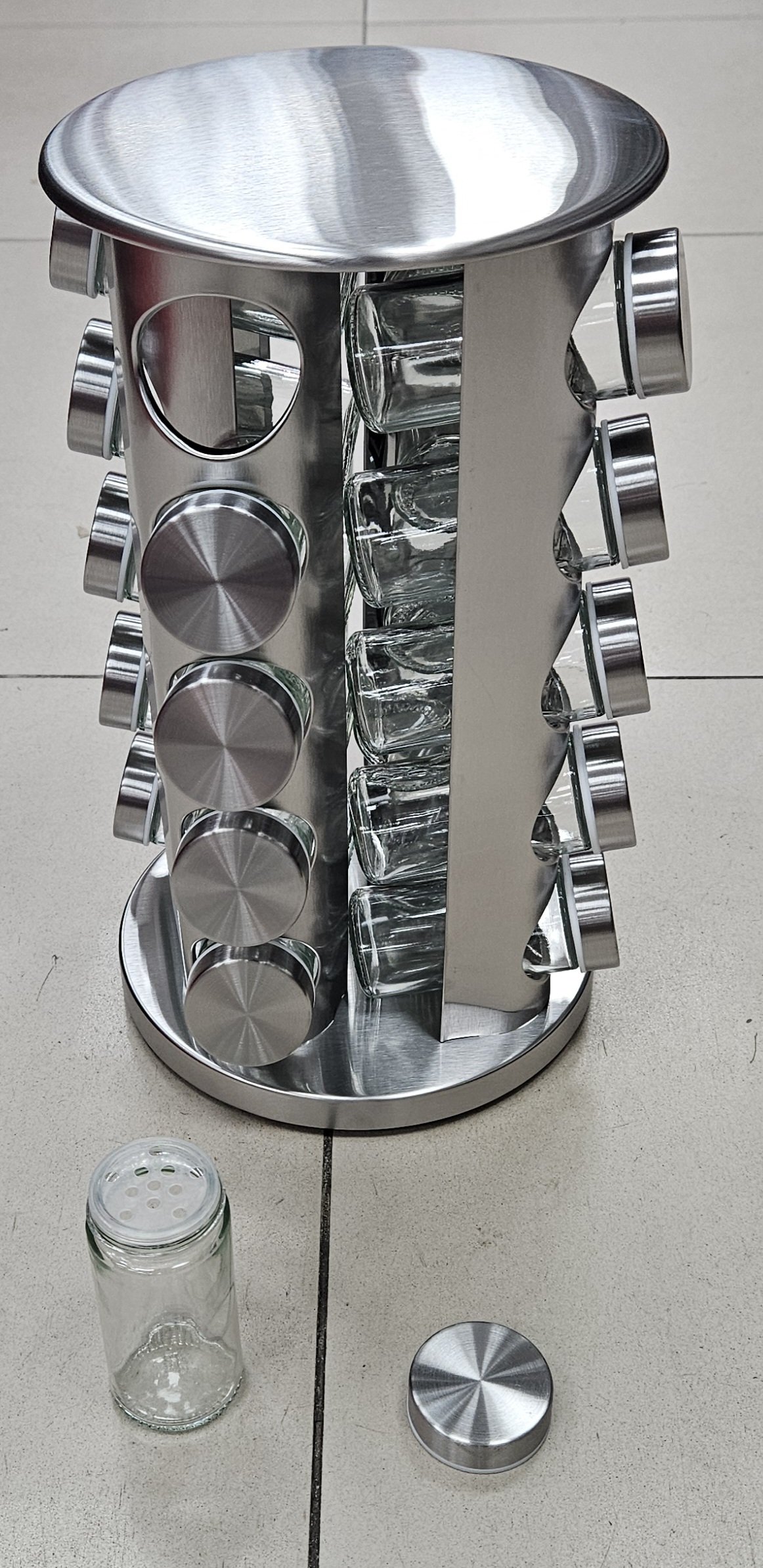 Caroussel à épices 20pcs - Silver - YS-D08