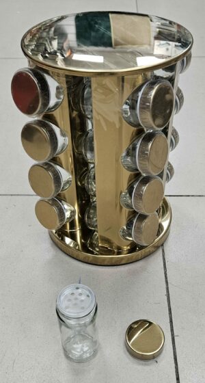 Caroussel à épices 16pcs - Gold - YS-D04