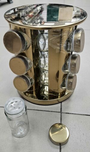 Caroussel à épices 12pcs - Gold - YS-D03