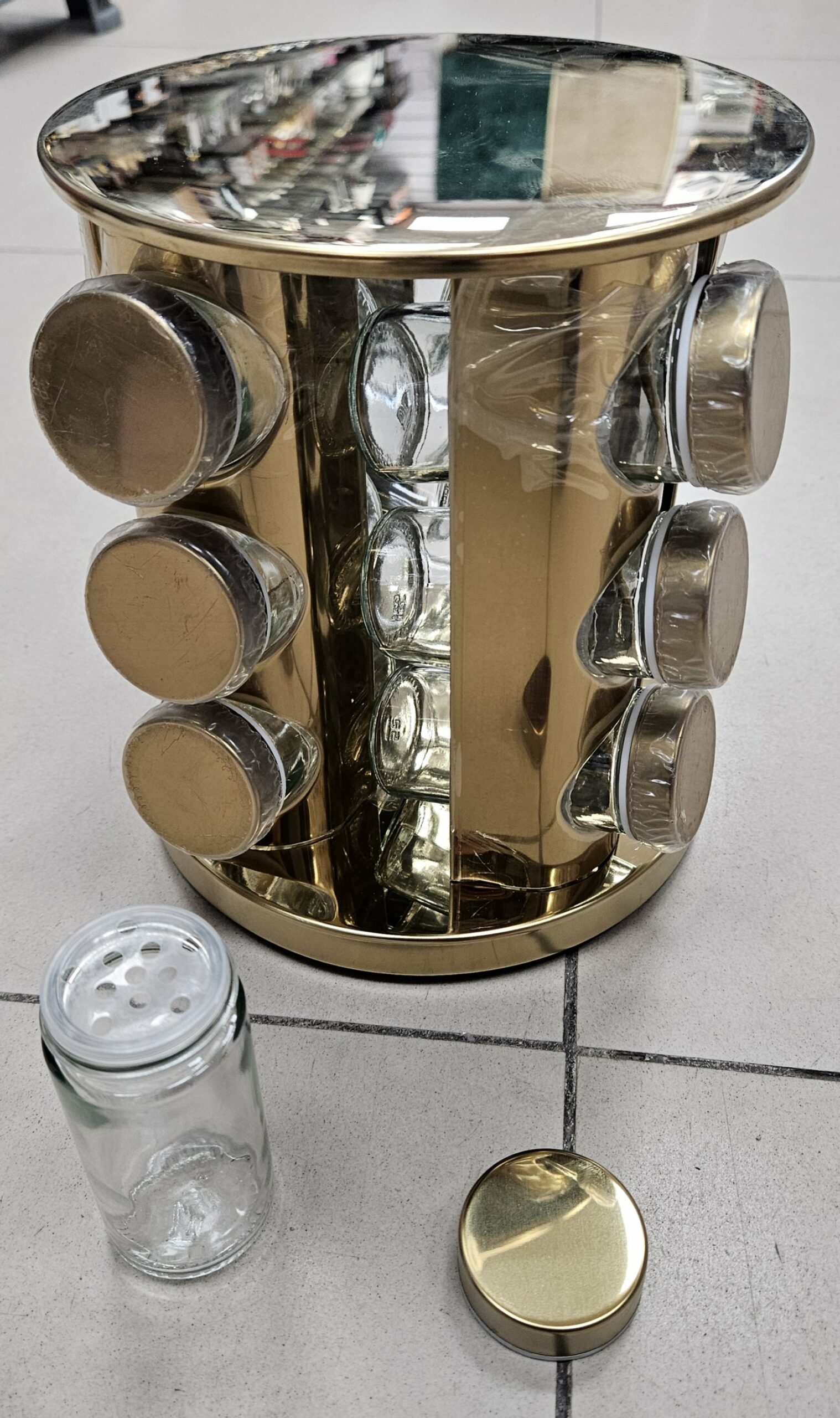 Caroussel à épices 12pcs - Gold - YS-D03