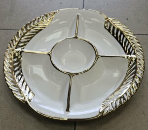 Plat de présentation en porcelaine - YS-T08