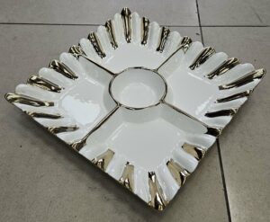 Plat de présentation en porcelaine- YS-T04