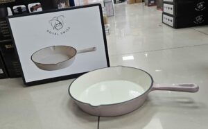 Poele 25.5cm Fonte d'Aluminium - Rose
