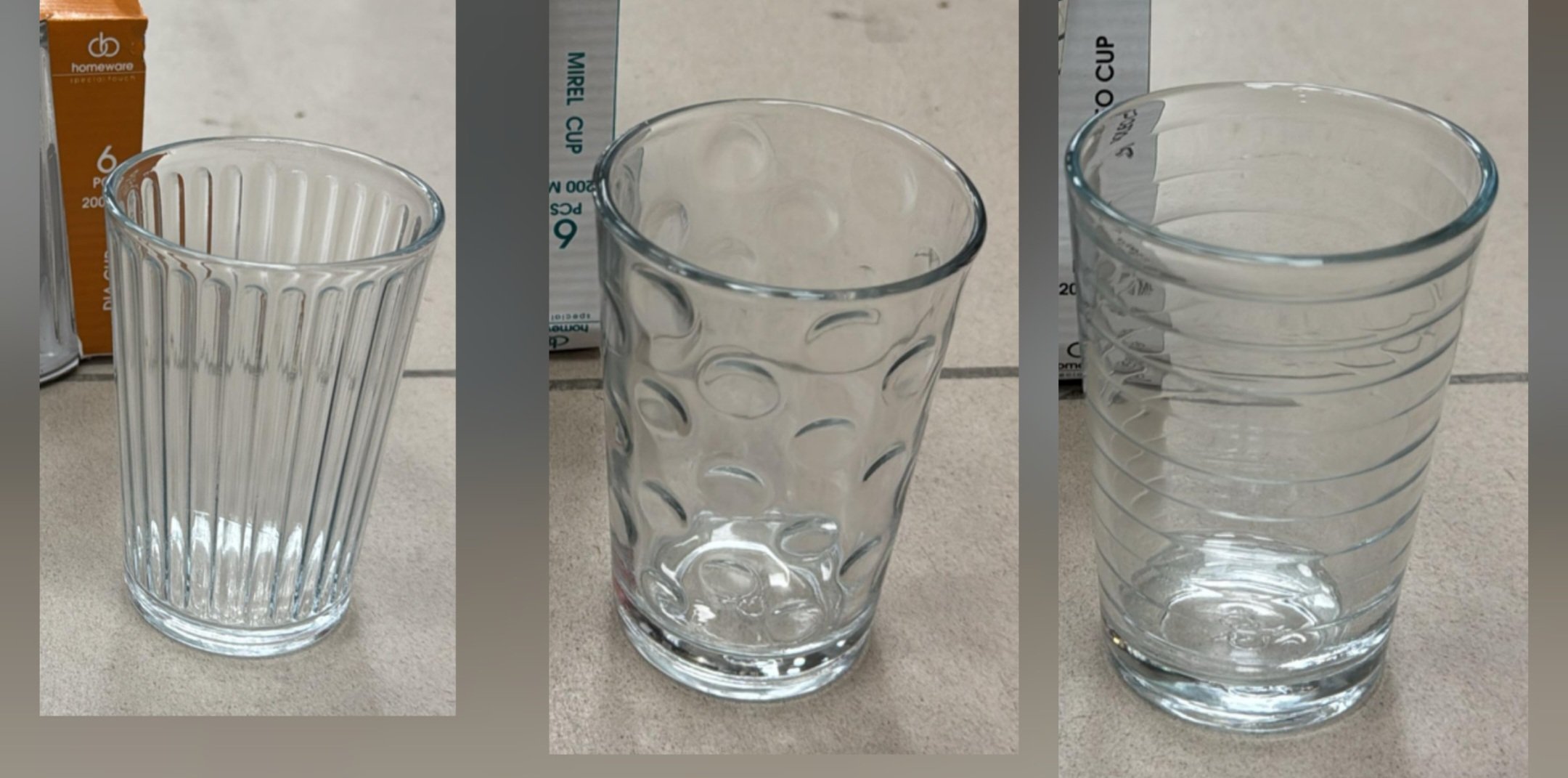 Verre à eau 6pcs