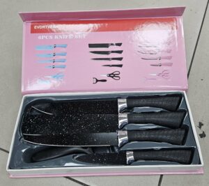 Boite de couteaux 6pcs Black