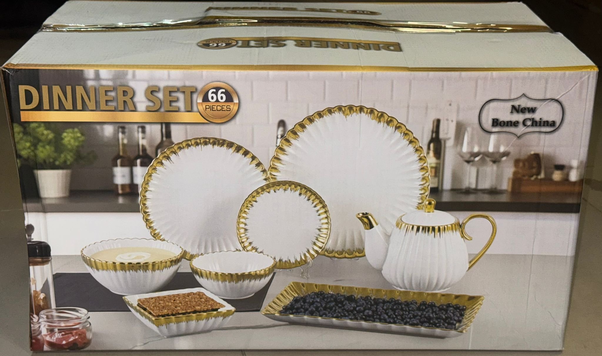 Service porcelaine 66pcs