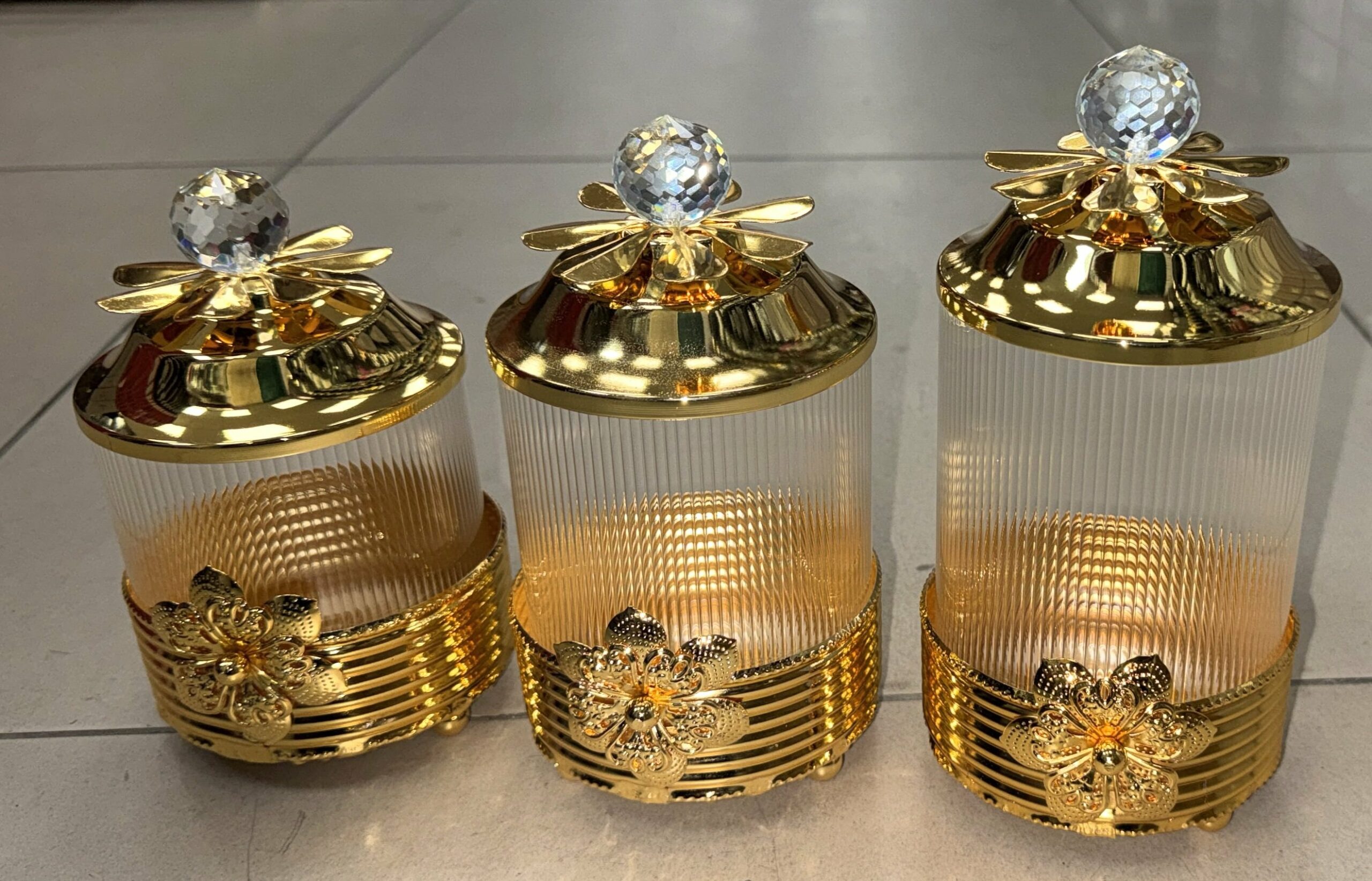 Pot 3pcs en verre