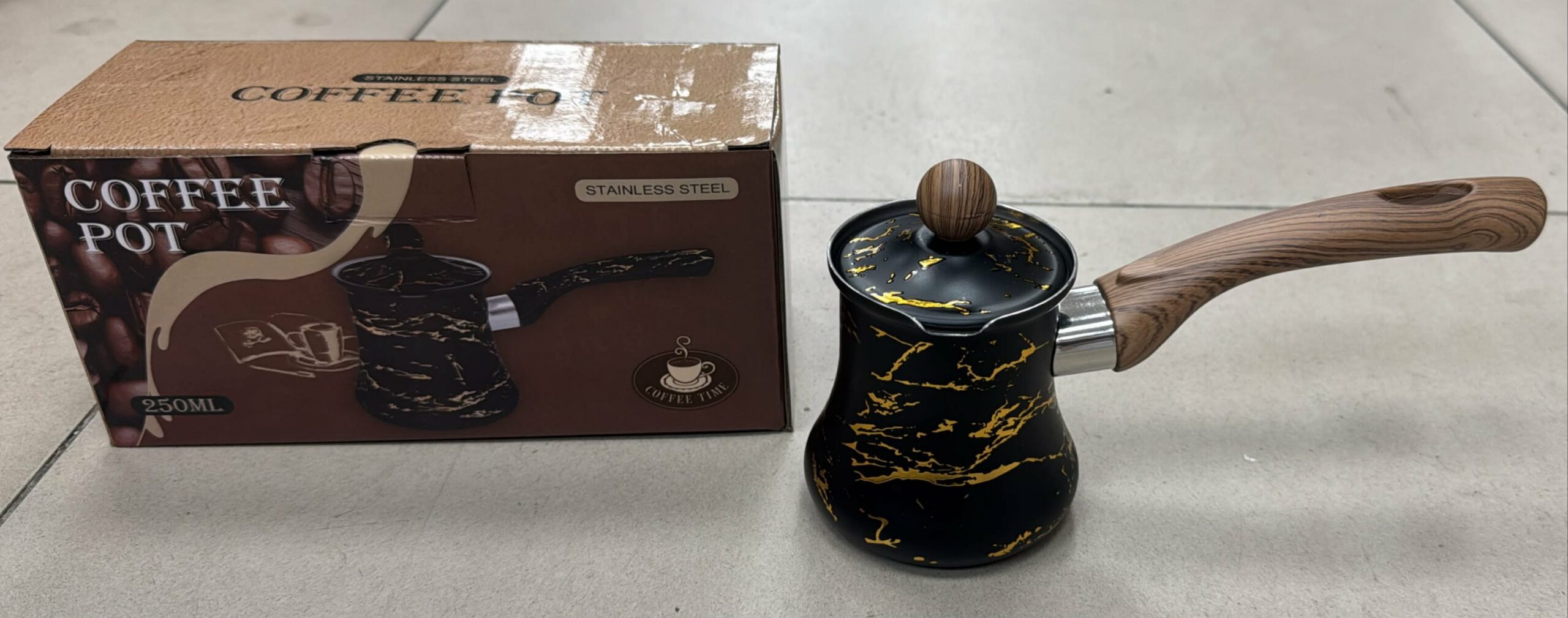 Casserolle 250ML - Marbré/Noir