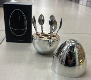 Oeuf Silver Petit - Ménagère 6 Pièces - Cueillere à Désert X6