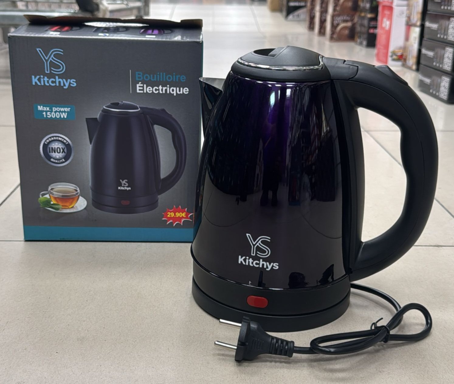 Bouilloire 1.8 L Violet - Ys