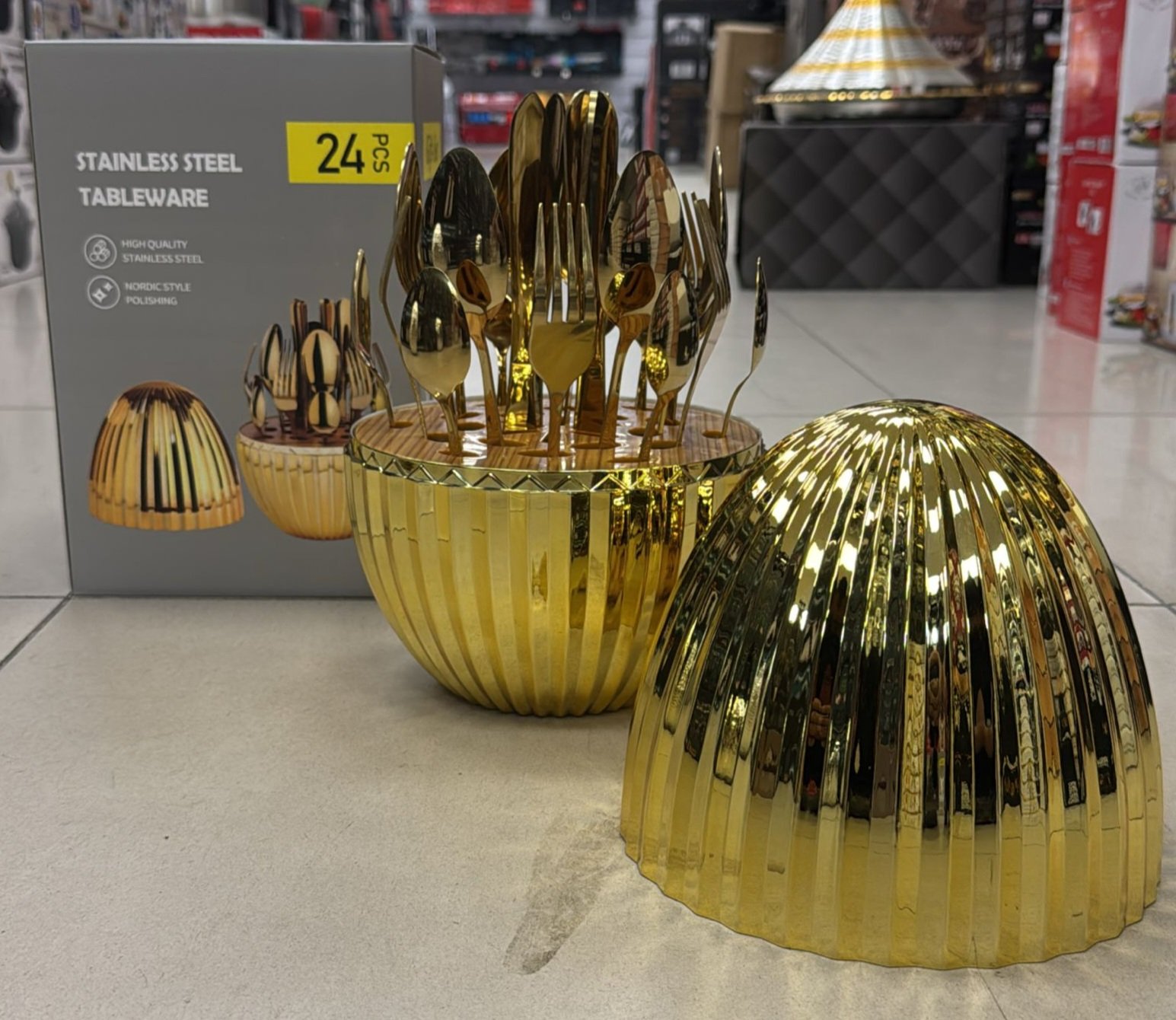 Oeuf Strillé Gold - Ménagère 24pcs