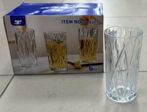 Verre à eau 6pcs - Grand - K0273