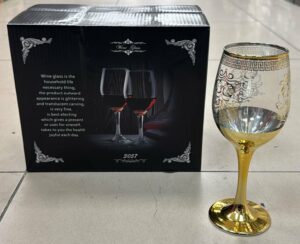 Verre 6 Pièces Dorée - Qd2