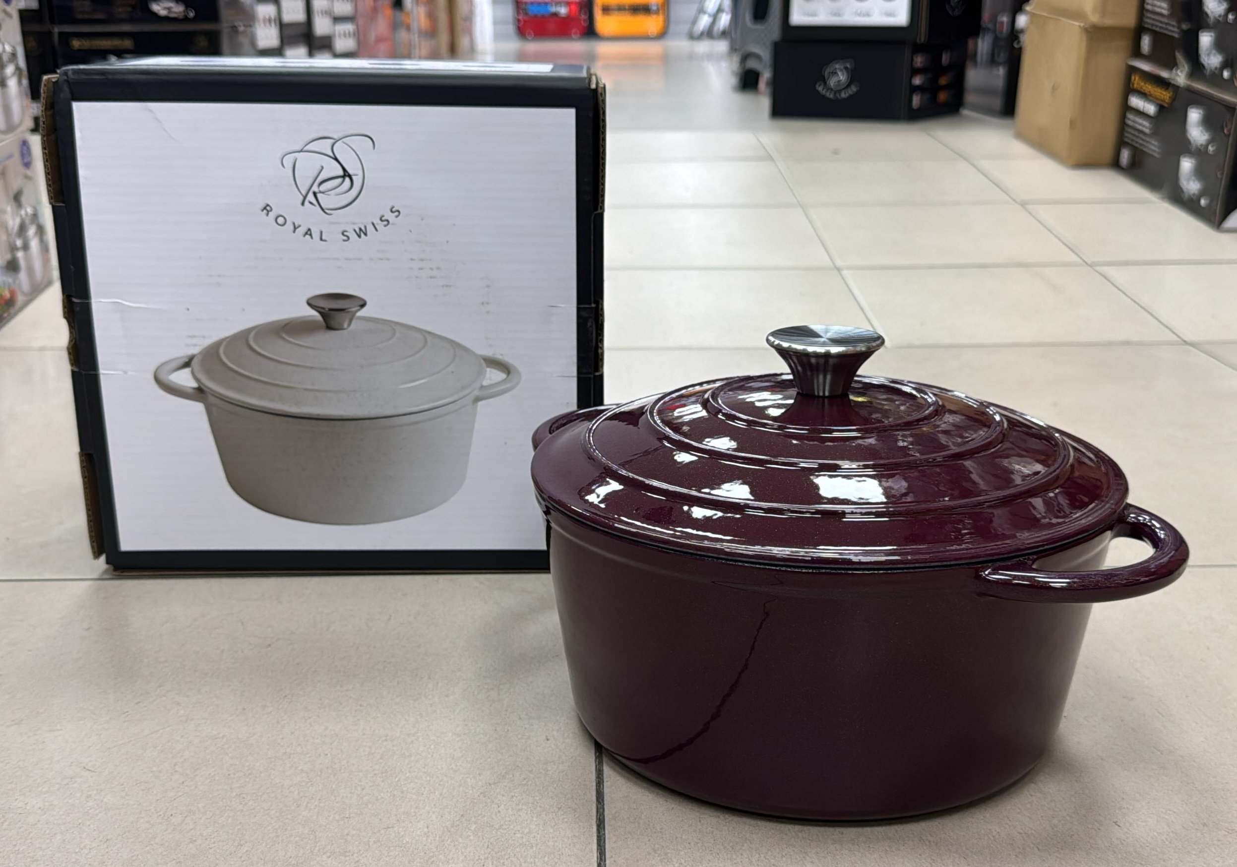 Faitout 22cm Fonte d'Aluminium - Violet