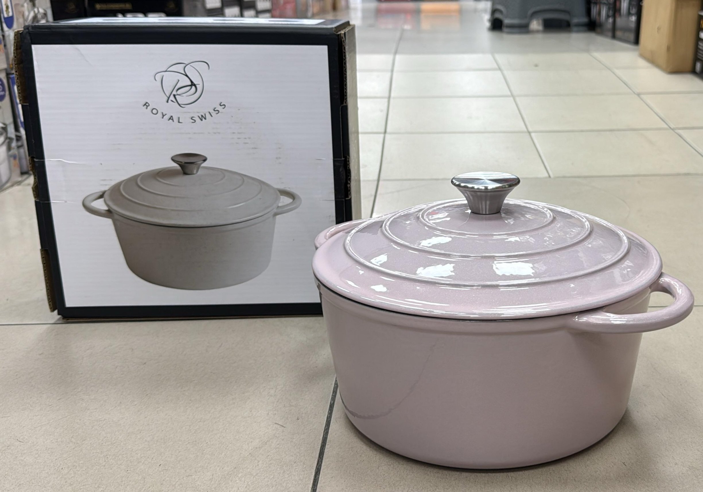 Faitout 22cm Fonte d'Aluminium - Rose