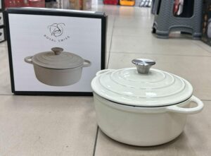 Faitout 26cm Fonte d'Aluminium - Blanc