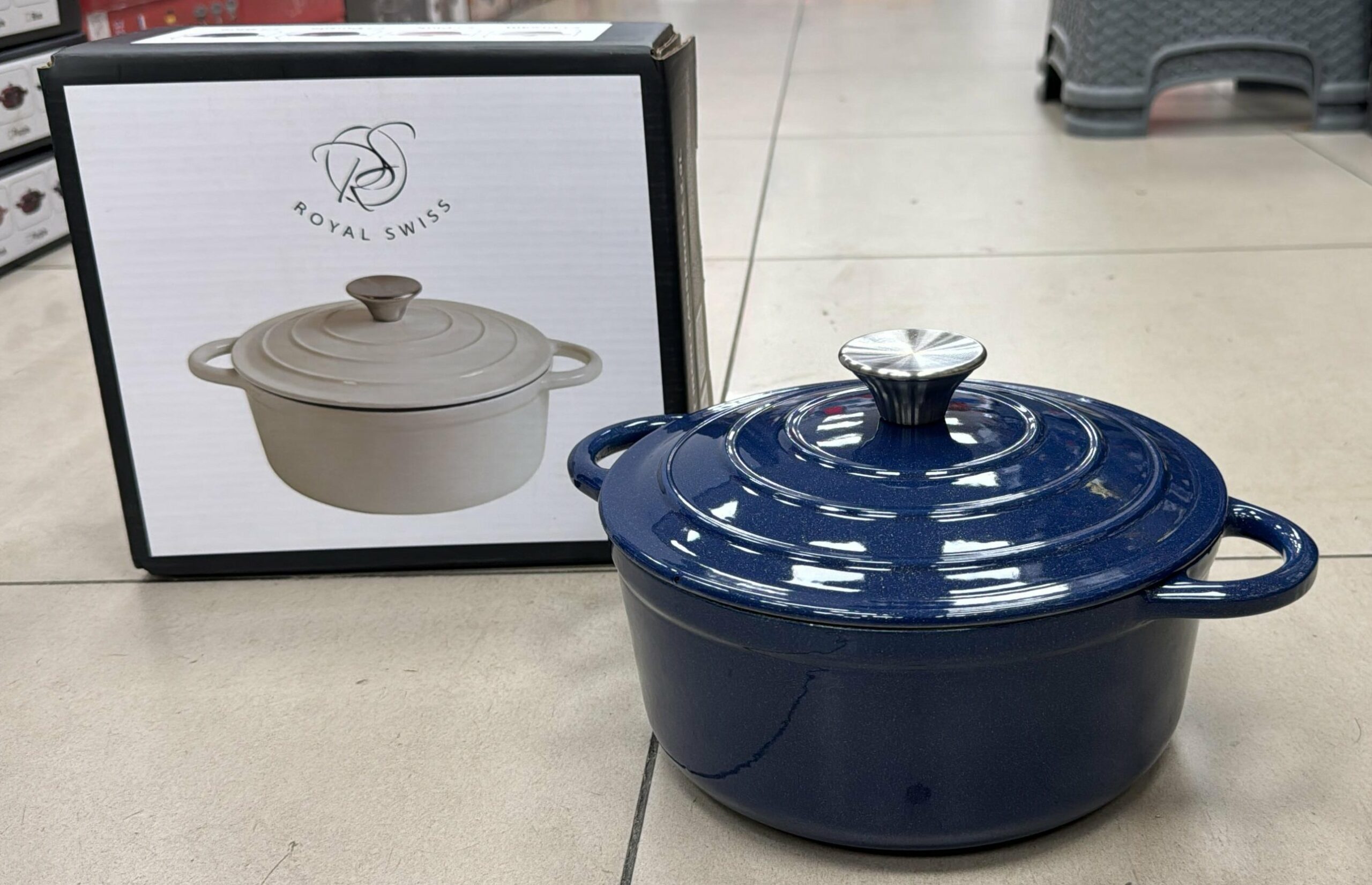 Faitout 26cm Fonte d'Aluminium - Bleu
